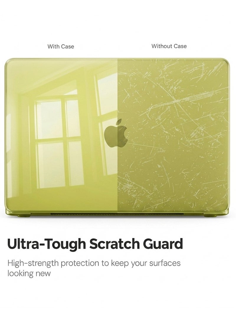 O Ozone Slim Crystal Case Compatible with MacBook Neo Case 13 inch 2026 Release Model (A3404) with A18 Pro Chip, Scratch-Resistant Ultra-Thin Protective Hard Shell Case, Clear - Image 2