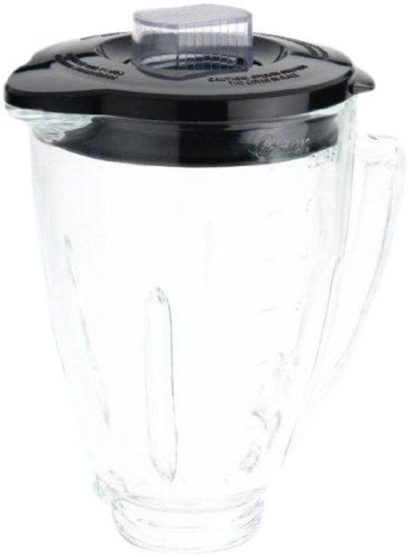 Oster Blender 6 Cup Glass Jar, Black Lid - Image 2