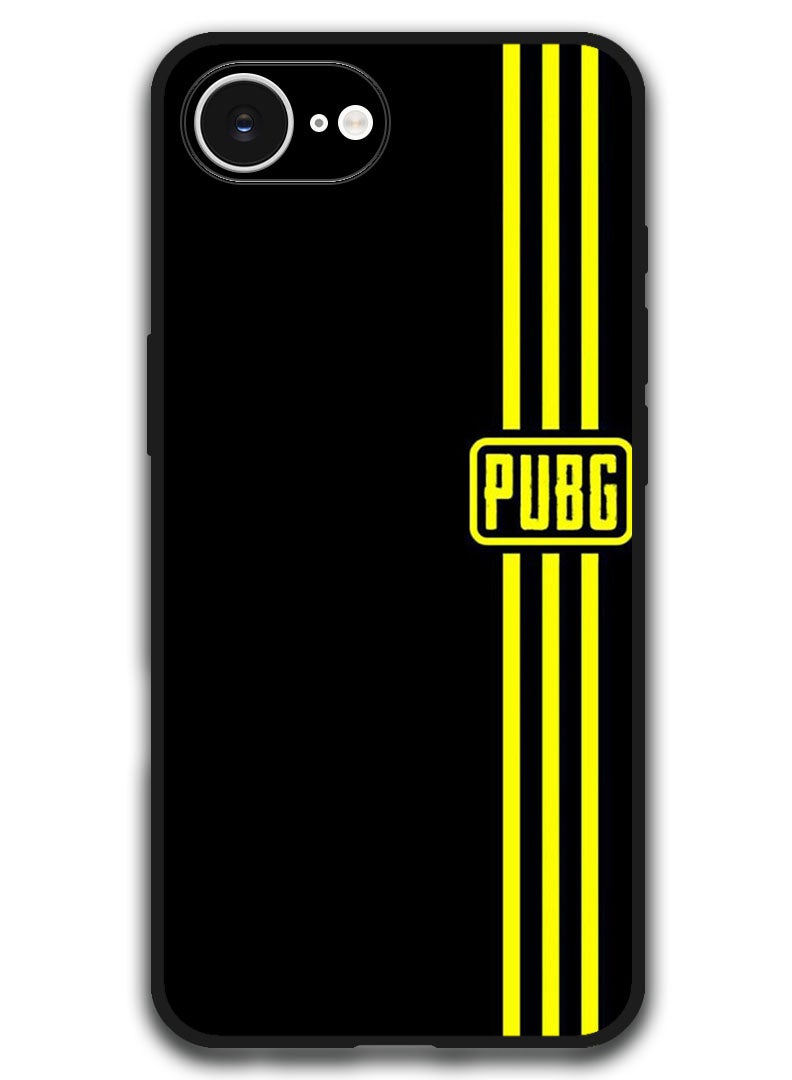 Theodor Case Compatible with Apple iPhone 16e 6.1 Inch Protection Shockproof Bumper Cover - Pubg Logo - Image 1