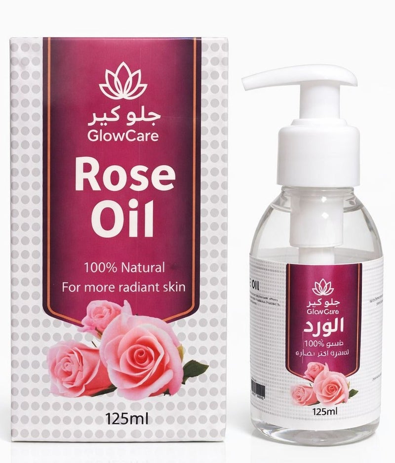 GlowCare Natural Rose Oil For More Radiant Skin 125ml - Image 1