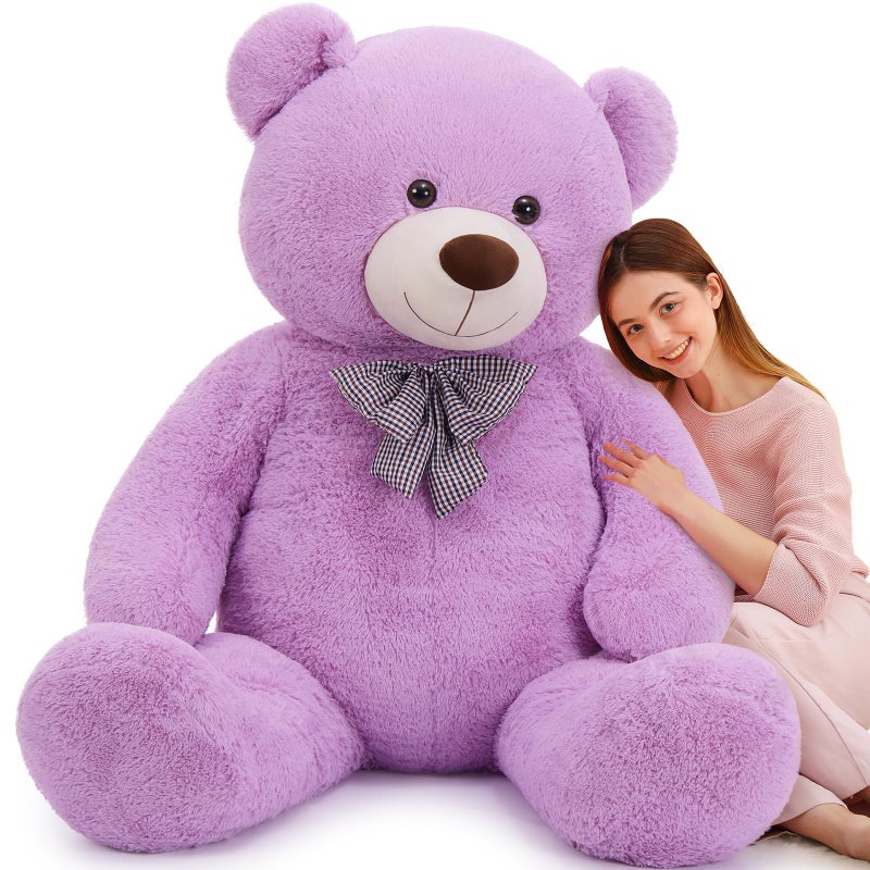 MaoGoLan Big Teddy Bear 6 FeetLife Size Huge Teddy Bear Plush Stuffed AnimalAdorable and Soft Purple Teddy Bear Gift for ChristmasValentinesBirthdayor Long Distance - Image 3