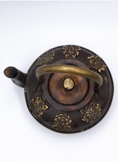 Alpine Crystals UAE Exquisite Antique Brass Teapot Handcrafted  - Image 2