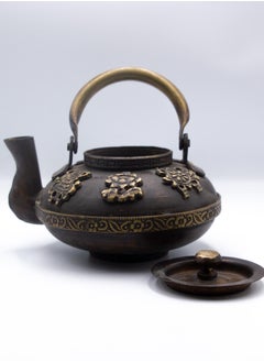 Alpine Crystals UAE Exquisite Antique Brass Teapot Handcrafted  - Image 4