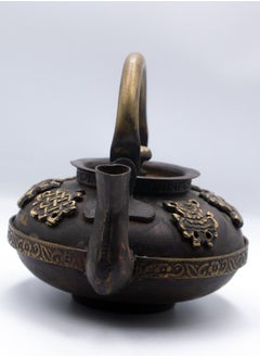 Alpine Crystals UAE Exquisite Antique Brass Teapot Handcrafted  - Image 5
