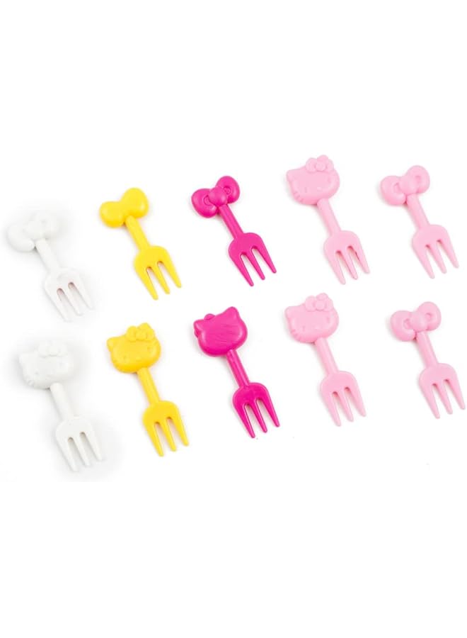 TINY WHEEL 10 Girly Food Picks Multicolor 505284 - Image 1