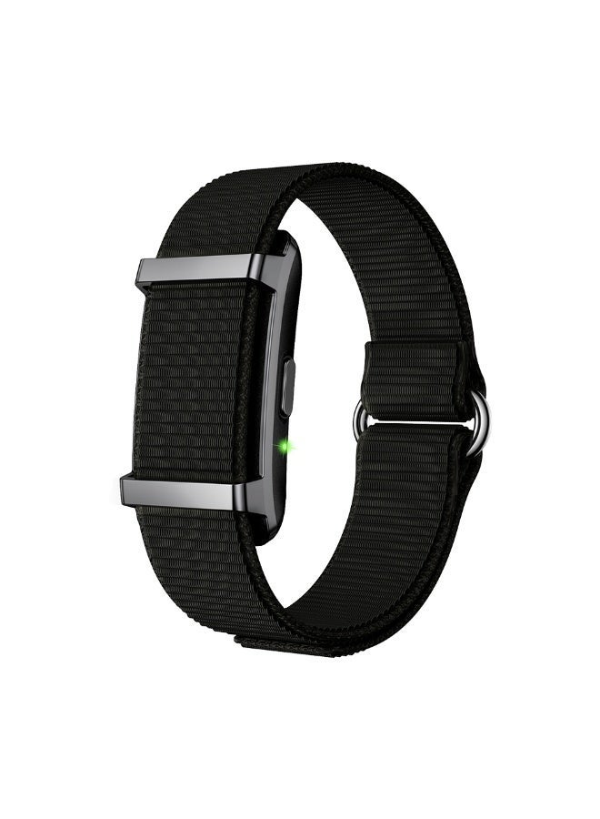 Smart Bracelet Health Fitness Tracker 45-Day Battery Life Lightweight Wearable Activity Tracker with Free App Black. - Image 1