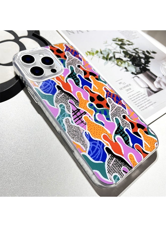 NIBEMINENT Light Luxury Retro Protective TPU Case Cover For iPhone 15 Clear - Image 2