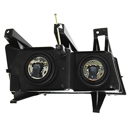 TRQ Driver Side Headlight Assembly Black Bezel Compatible with 2004-2012 Chevrolet Colorado GMC Canyon 2006 Isuzu i-280 2007-2008 i-290 i-350 i-370 GM2502234 - Image 3