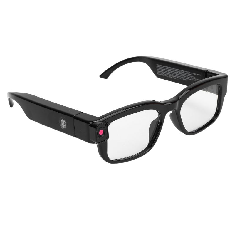 Smart Glasses Bluetooth 1080P Camera Real Time 175 Language Translation - Bluetooth 5.3 Music Calls Blue Light Blocking Lenses 400MAH Battery for Travel Outdoor Professionals - Image 2