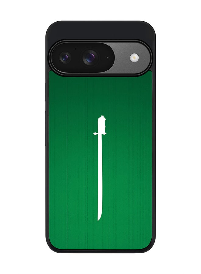 Stylizedd For Google Pixel 9 Case,Slim fit Camera Protection, Shockproof Thin Phone cover - Sword Of Saudi - Image 1