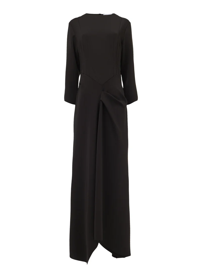 Leem  Marked Waist Pleat Detail Dress for Women | Best Price UAE