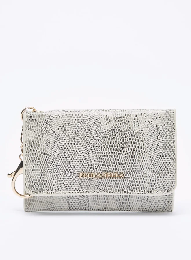 فلورا بيلا من شو إكسبرس Women Textured Wallet with Flap Closure