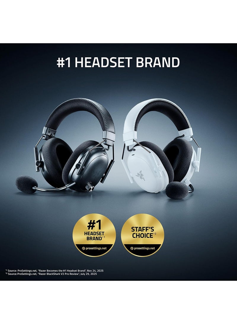 Razer BlackShark V3 Pro for Playstation - Wireless E-Sports Headset with Active Noise Cancelling (ANC) - Triforce 50 mm Driver - HyperSpeed 2.4 GHz - THX Spatial Audio - PS5/PC | Black I RZ04-05400500-R3G1 - Image 2