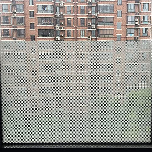 ELECSA One-Way Perforated Vinyl Privacy Removable Window Film Adhesive Glass Wrap Roll Window Film Perfect for Bathroom Livingroom & Office 24X48_Inch - Image 3