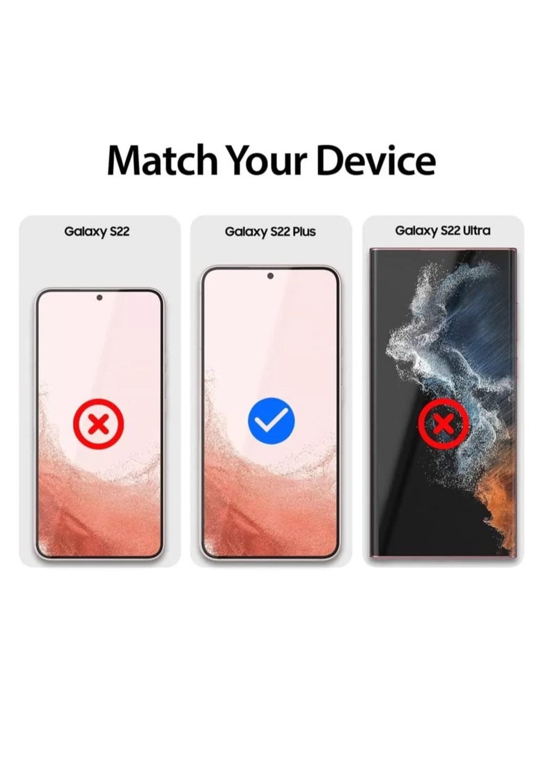 DUSALA Compatible with Galaxy S22 Plus Screen Protector UV, UV Lamp Clear Curved Edge Tempered Glass for Samsung Galaxy - Image 2