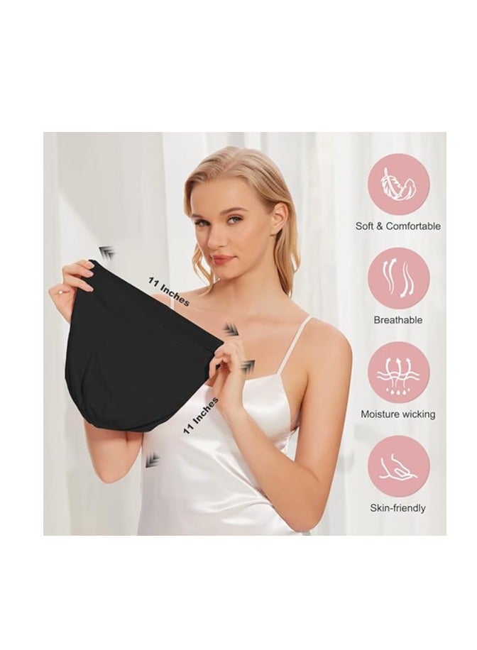 Flushrenic Silk Bonnet for Sleeping Women, Adjustable Silky Satin Lined Sleep Cap, Silk Hair Wrap for Sleep Night Cap - Image 2