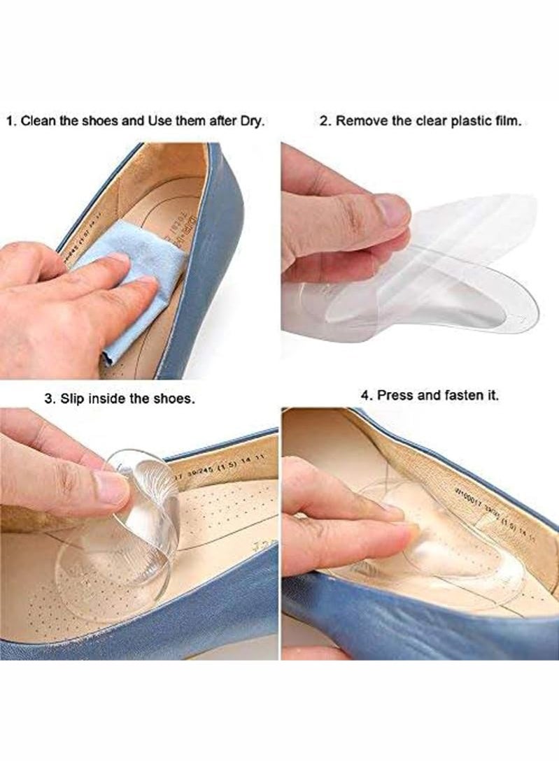 3 pairs of arch support insoles for flat feet, relieving foot pressure and pain - Image 3