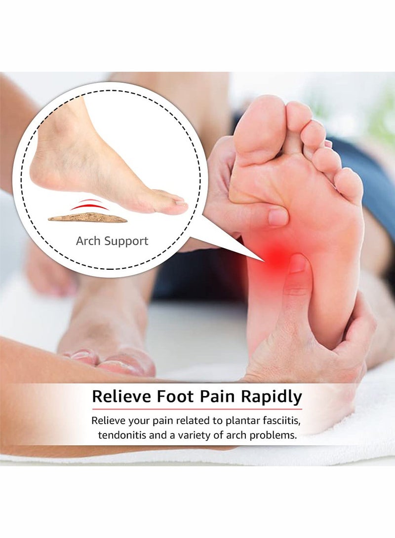 3 pairs of arch support insoles for flat feet, relieving foot pressure and pain - Image 2