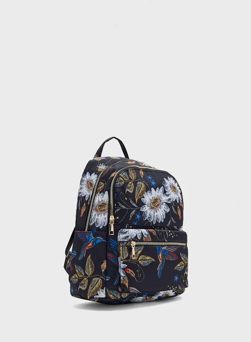 Ginger Floral Backpack