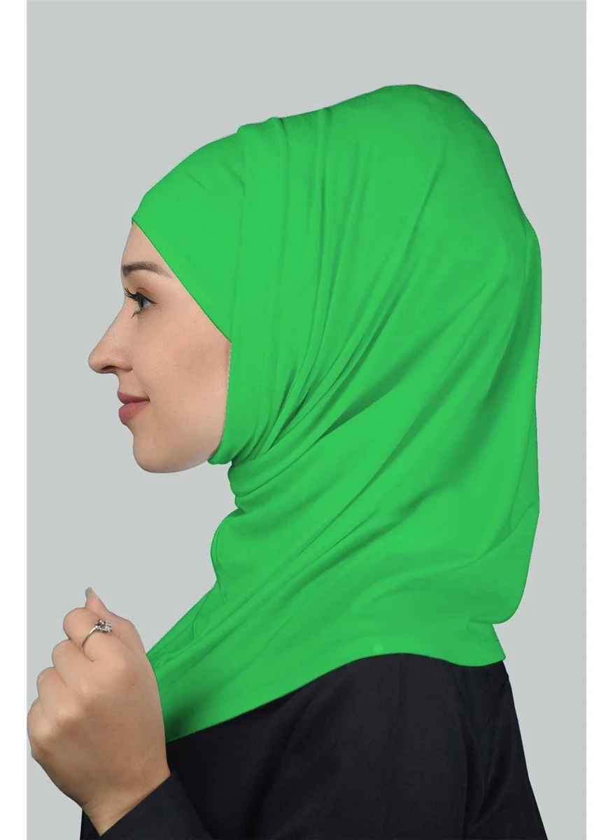 Altobeh Set of 2 Practical Scarf, Ready-made Turban and Hijab Hijab Bonnet - Light Green