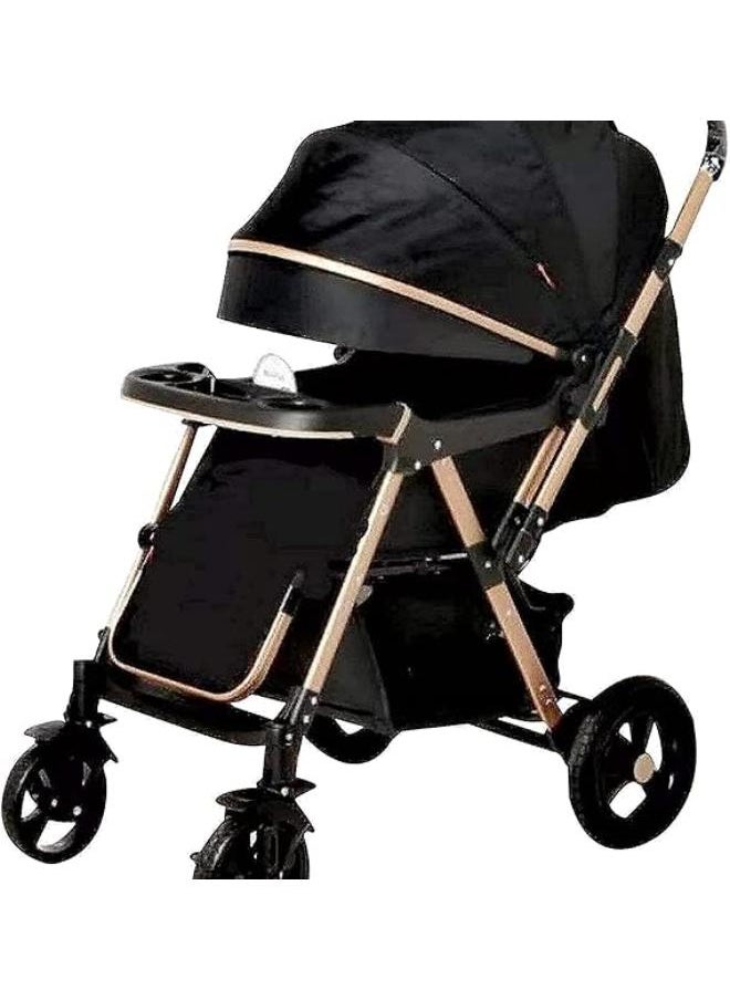 Generic Belecoo Classic 3-in-1 Baby Stroller (Black)  - Image 2