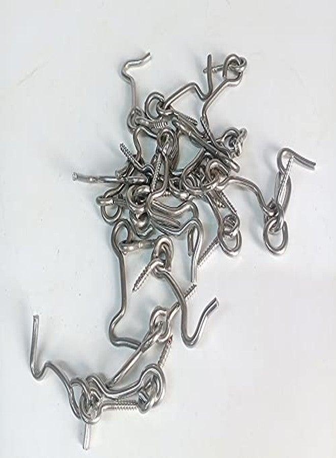 Generic Mild Steel 10 Pcs 1.5 inch Window Eye Bolt Hook and Latch - Image 1
