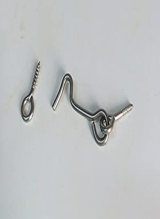 Generic Mild Steel 10 Pcs 1.5 inch Window Eye Bolt Hook and Latch - Image 4