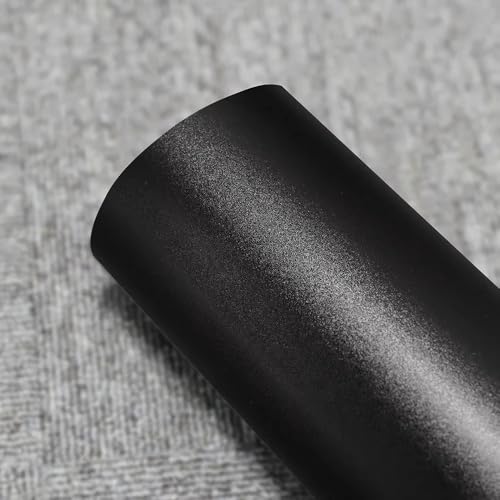 LZLRUN Frosted Matte Black Vinyl Wrap Roll Air Release Sticker Sheet Film DIY Decal Car Auto Vehicle Morotcycle Self Adhesive - 1ft x 3.5ft - Image 2