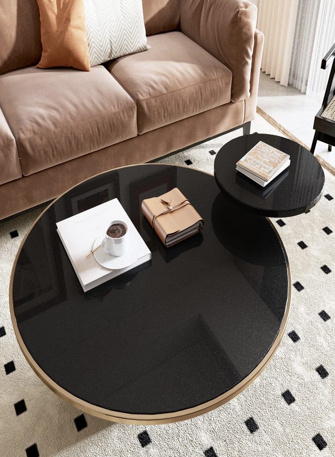 Wallercity Glossy Black Contact Paper Peel and Stick Shiny Glitters Countertop Contact Paper Self Adhesive Removable Wallpaper for Cabinets 15.8"x118" Waterproof Kitchen Table Tops Cover Vinyl Film - Image 5