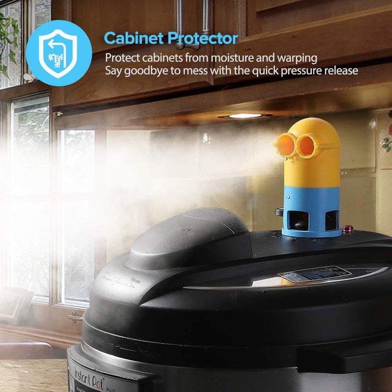 SICHEER Steam Diverter Pressure Release Valve Accessories Compatible with Instant Pot LUX, Ninja Foodi, Crock-Pot Express and Power Pressure Cooker,By SiCheer - Image 4