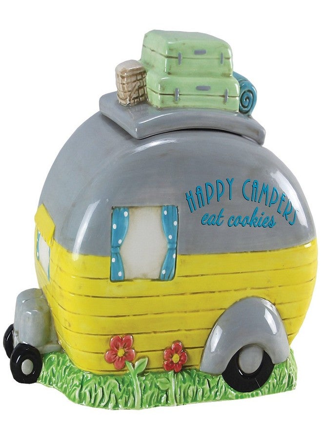 YOUNGS Young's Ceramic Camper Cookie Jar, 9.5" - Image 1