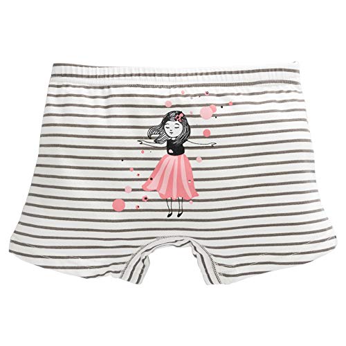 Core Pretty Little Girls Cotton Boy Shorts Underwear (Pack of 4) - Soft Breathable Toddler Panties for 3-4 Years, Princess Undies, Boxer Briefs | DRESSGIRL - Image 3