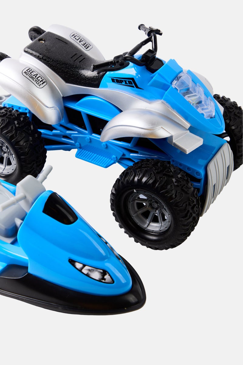 WENYI City Service Quad With Trailer And Jet Ski, Blue  - Image 5