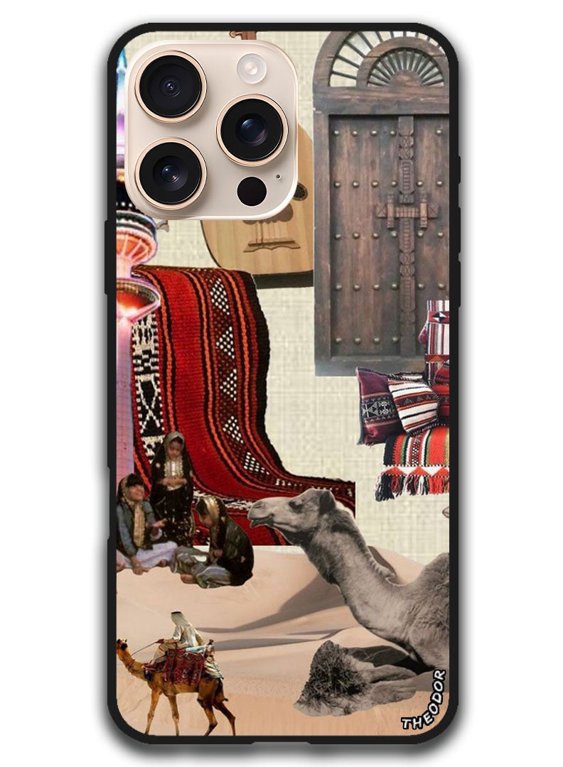 Theodor غطاء واقي مضاد للخدش ومقاوم للصدمات لجهاز آيفون 16 برو ماكس (6.9) إنش ثقافة - Image 1