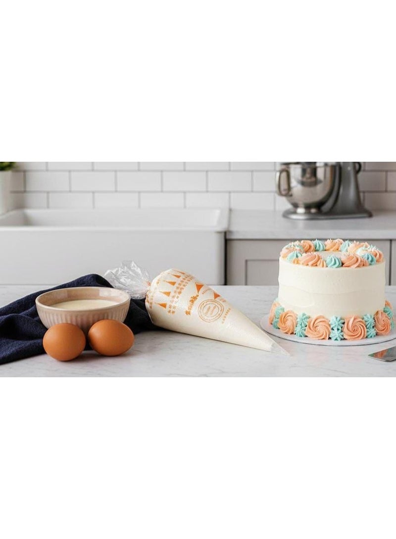 Cream piping bag set, pastry bags, 100-bag set - Image 1
