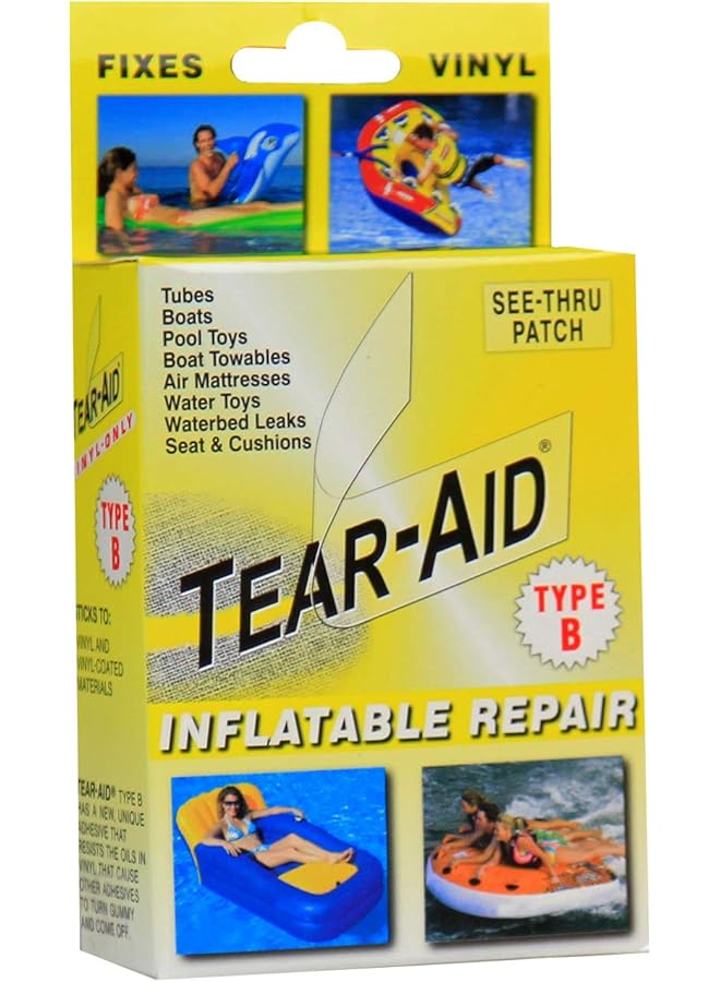 TEAR-AID Repair Type B Vinyl Inflatable Kit 1 Pack Yellow - Image 1