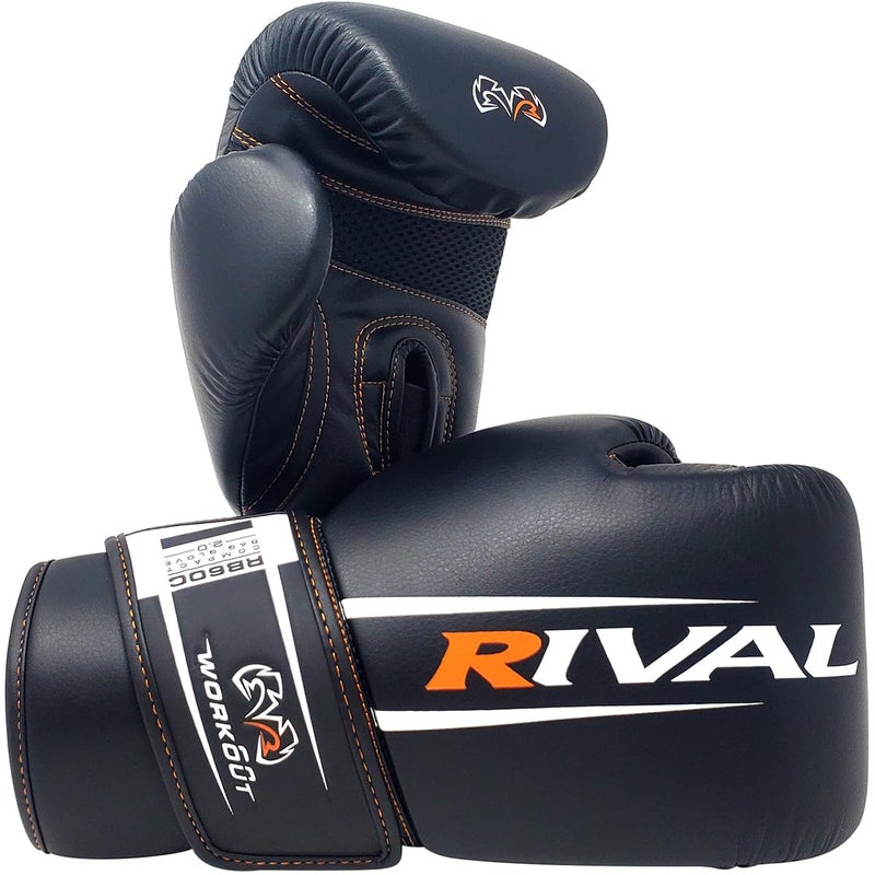 RIVAL Boxing RB60C 2.0 Workout Compact Bag Gloves, Hook and Loop Closure - Ergonomic Fit, Soft Inner Lining, and Pre-Formed Pro Fit - Image 4