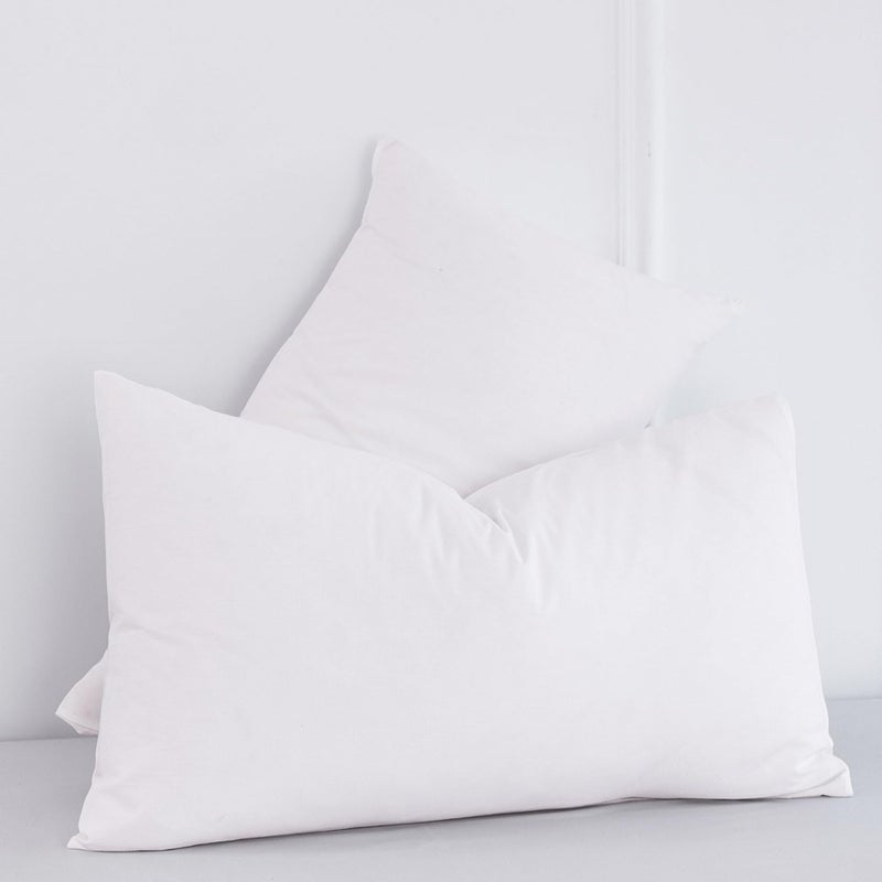 MooMee Bedding Pillowcases Pack of 4 100% Washed Cotton Linen Like Textured Breathable Durable Soft Comfy (Bright White  Standard) - Image 3