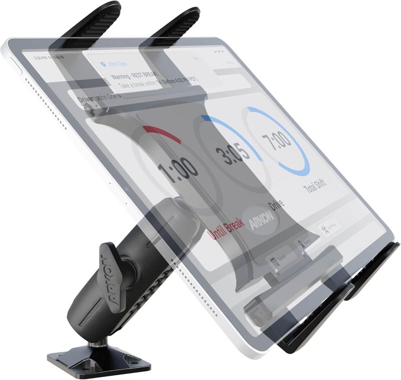 Arkon Mounts - Heavy Duty Drill Base Tablet Mount Secure Grip Versatile Compatibility Professional-Grade Durability Easy Installation Sturdy Tablet Mount | Fits iPad and Samsung Tablets - Image 2