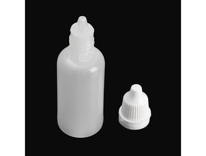 DIY Crafts زجاجات قطارة 5 مل، 50 قطعة زجاجات بلاستيكية شفافة بيضاء فارغة قابلة للضغط - Image 5