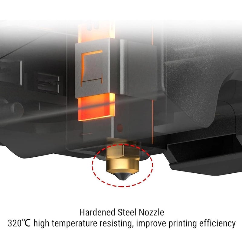 ELEGOO Carbon 3D Printer 0.4mm Ceramic Hotend Kit with Brass Nozzle and Silicone Cover - Image 5