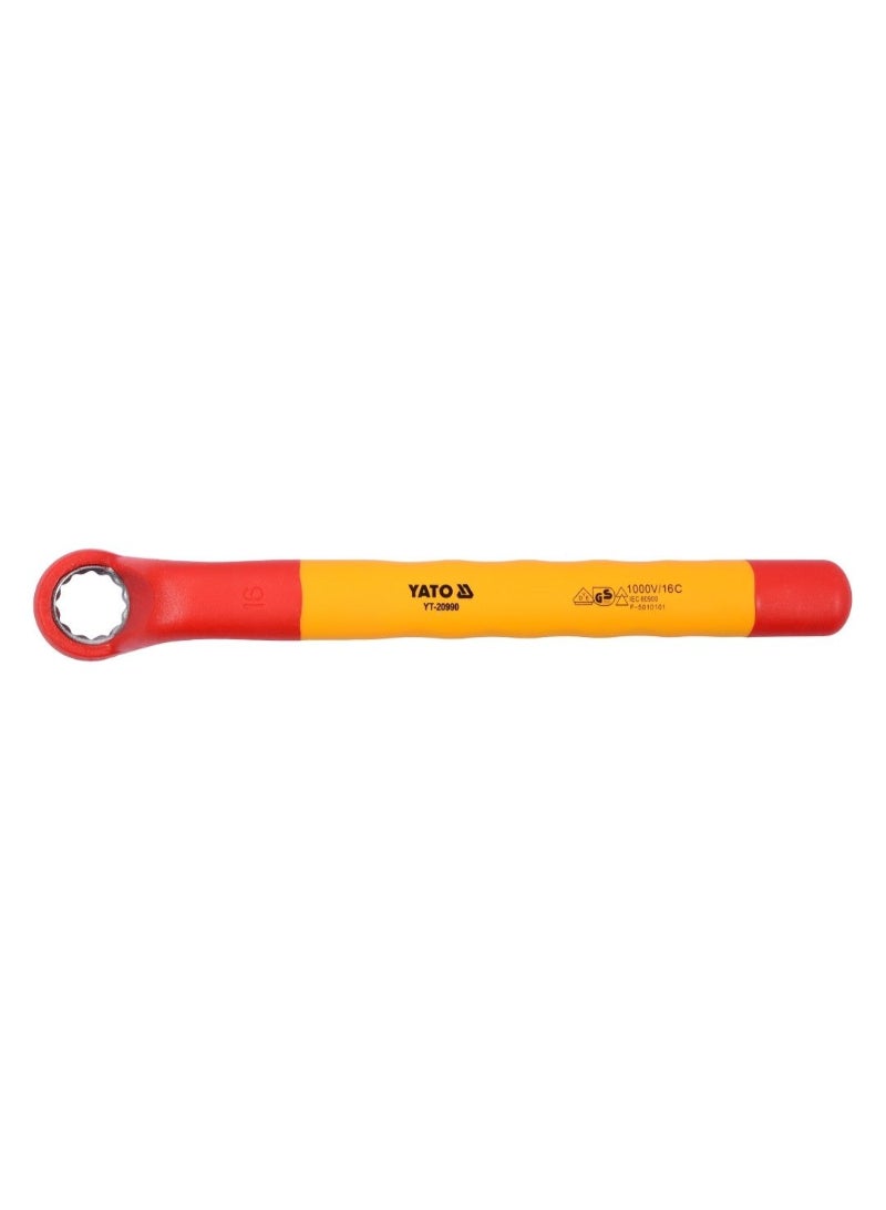 Yato Yato Insulated Ring Wrench 16mm VDE-1000V YT-20990