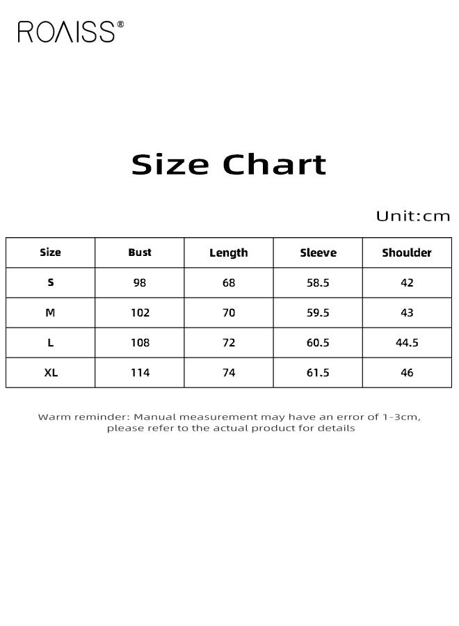 رويس هودي نسائي كاجوال بسحاب وخطوط ملونة مع نسيج مضلع، وغطاء رأس برباط قابل للتعديل وتصميم بأكمام طويلة للربيع والخريف، بلوفر قابل للغسل في الغسالة لملابس الشارع - Image 5