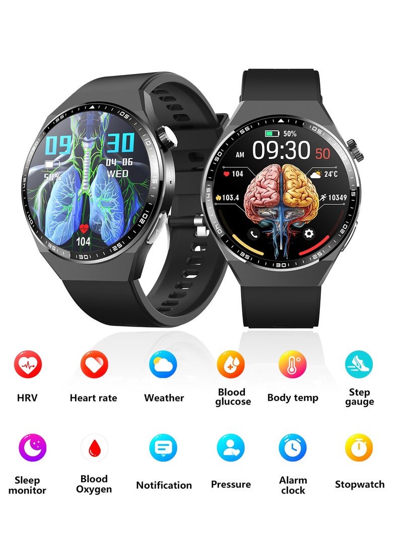 F800 ساعة ذكية - رفيقك الصحي الأمثل مع ECG، تنبيه SOS، كشف السقوط، تحليل الجسم، تتبع النوم و GPS لنظامي IOS و Android - ابق على اتصال وآمن في أي وقت وأي مكان - Image 1