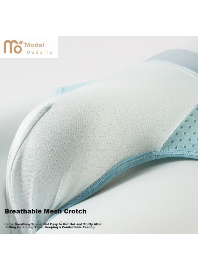 Modal Men's Underwear Men's Mesh Ice Silk Triangle Pants 7a Antibacterial Crotch Breathable Quick-drying Mesh Shorts Men Loose Pants - Image 4