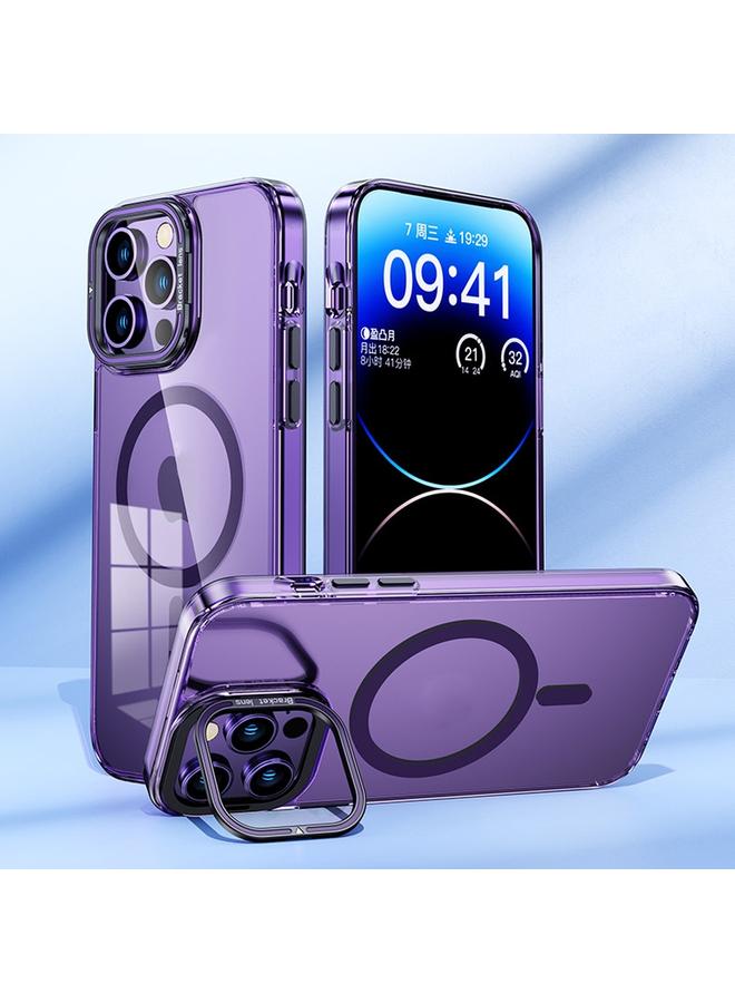 S-TOP Case For iPhone 14 MagSafe Magnetic Invisible Holder Transparent Phone Case - Image 3