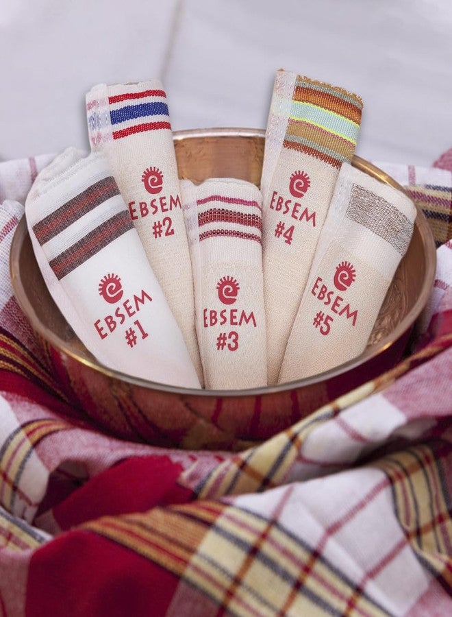 EBSEM Turkish Bath Hamam Hammam Spa Exfoliator Peeling 5 Different Gloves Kese Mitt Heel Foot File Exfoliating Gloves - Image 3