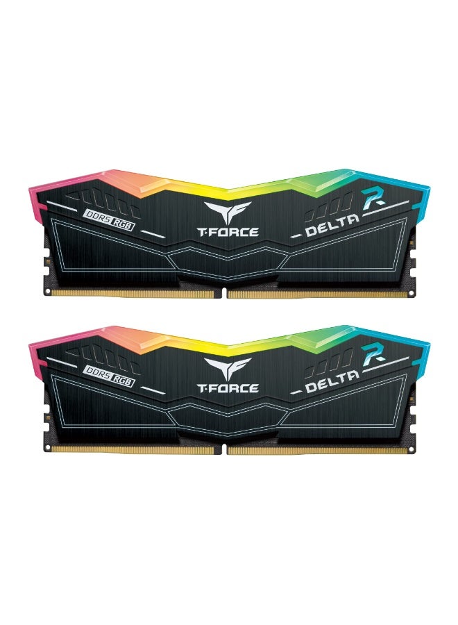 MEMORY DESKTOP TEAMGROUP T-Force Delta RGB 64GB ( 2x32GB ) 5200Mhz, CL40, Intel XMP 3.0 and AMD EXPO - Black - Image 5