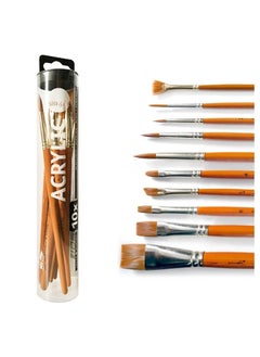 Daler Rowney DALER ROWNEY SIMPLY ACRYLIC BRUSH SET (10PCS) 