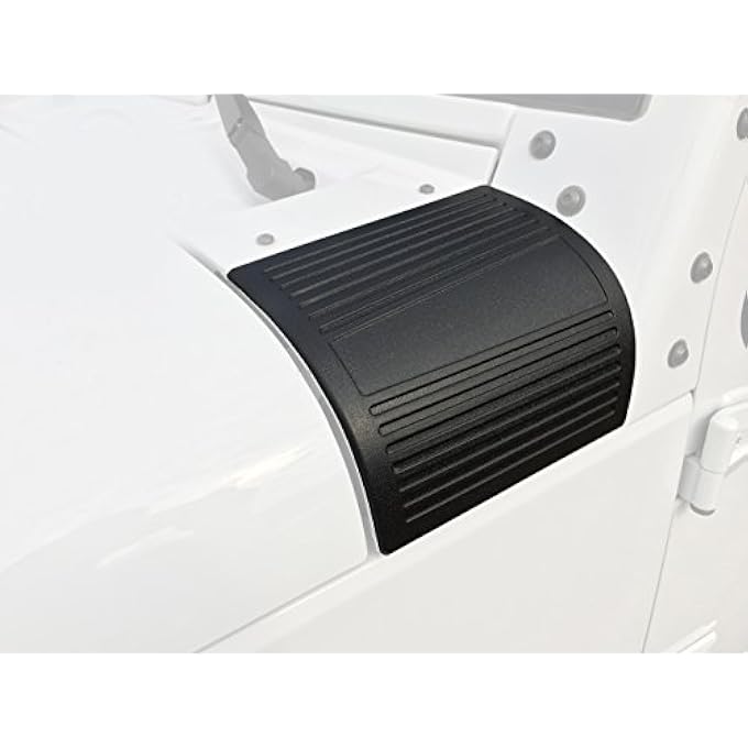 Unity Cowl Body Armor Matte Black Outer Cowling Side Corner Guards For 20072018 Jeep Wrangler Jk  Pair - Image 3